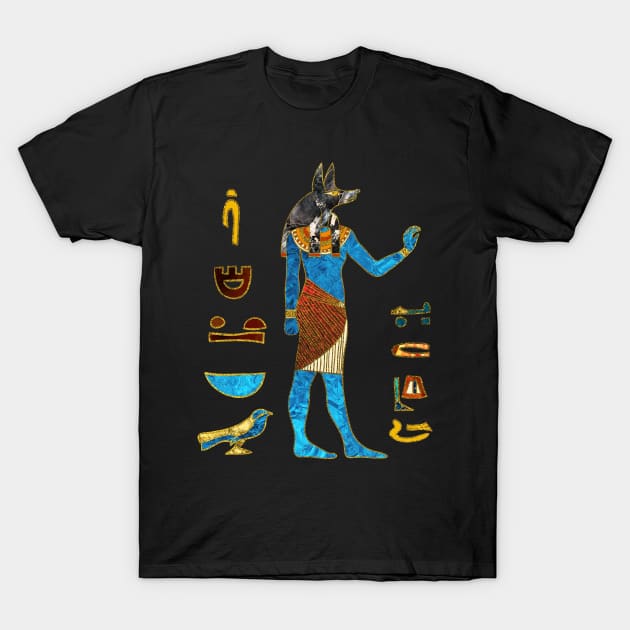 Egyptian Anubis Ornament T-Shirt by Nartissima